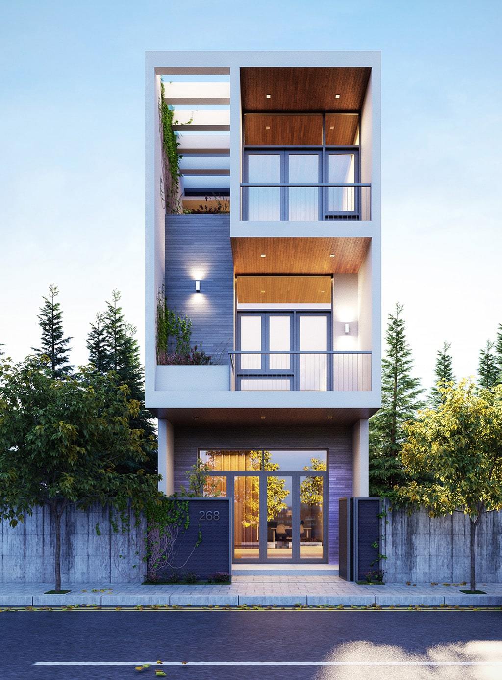 25 Ý tưởng thiết kế nhà phố 3 tầng đẹp khiến bạn nao lòng 19